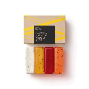 Ekos Jabones en barra cremosos y exfoliantes refrescantes Caja con 4 unidades de 100 g c/u