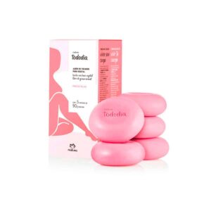 Jabones Frutas Rojas en barra puro vegetal 5 unidades de 90 g