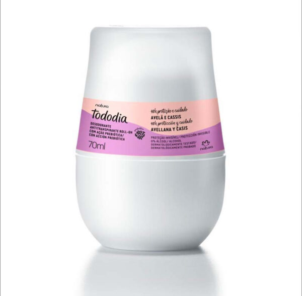 Tododia Desodorante avellana y casis roll-on antitranspirante 70 ml