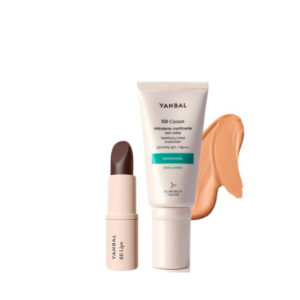 Kit BB Cream Matificante con Color Tono Mediano y BB lips Honey