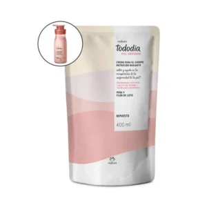 Repuesto Tododia Hidratante corporal Pera y flor de loto  400 ml